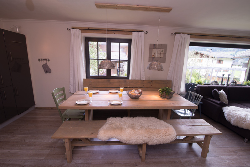 Vakantiewoning in Oostenrijk - Sfeervol beneden appartement van huis Aspen in Leogang